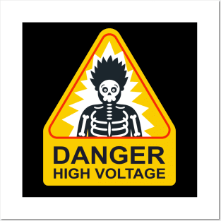 Danger High Voltage Posters and Art